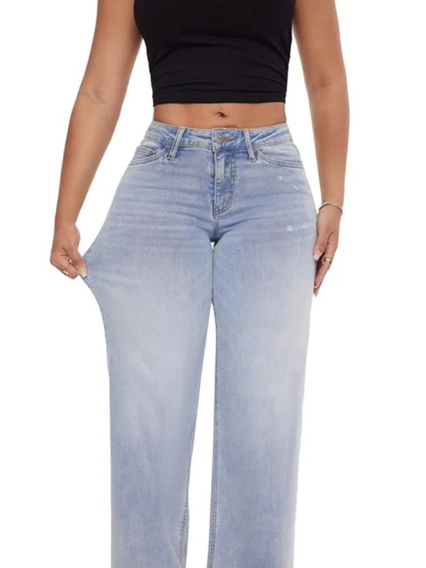 Mid-low Rise Baggy Boyfriend Jeans - Image 10