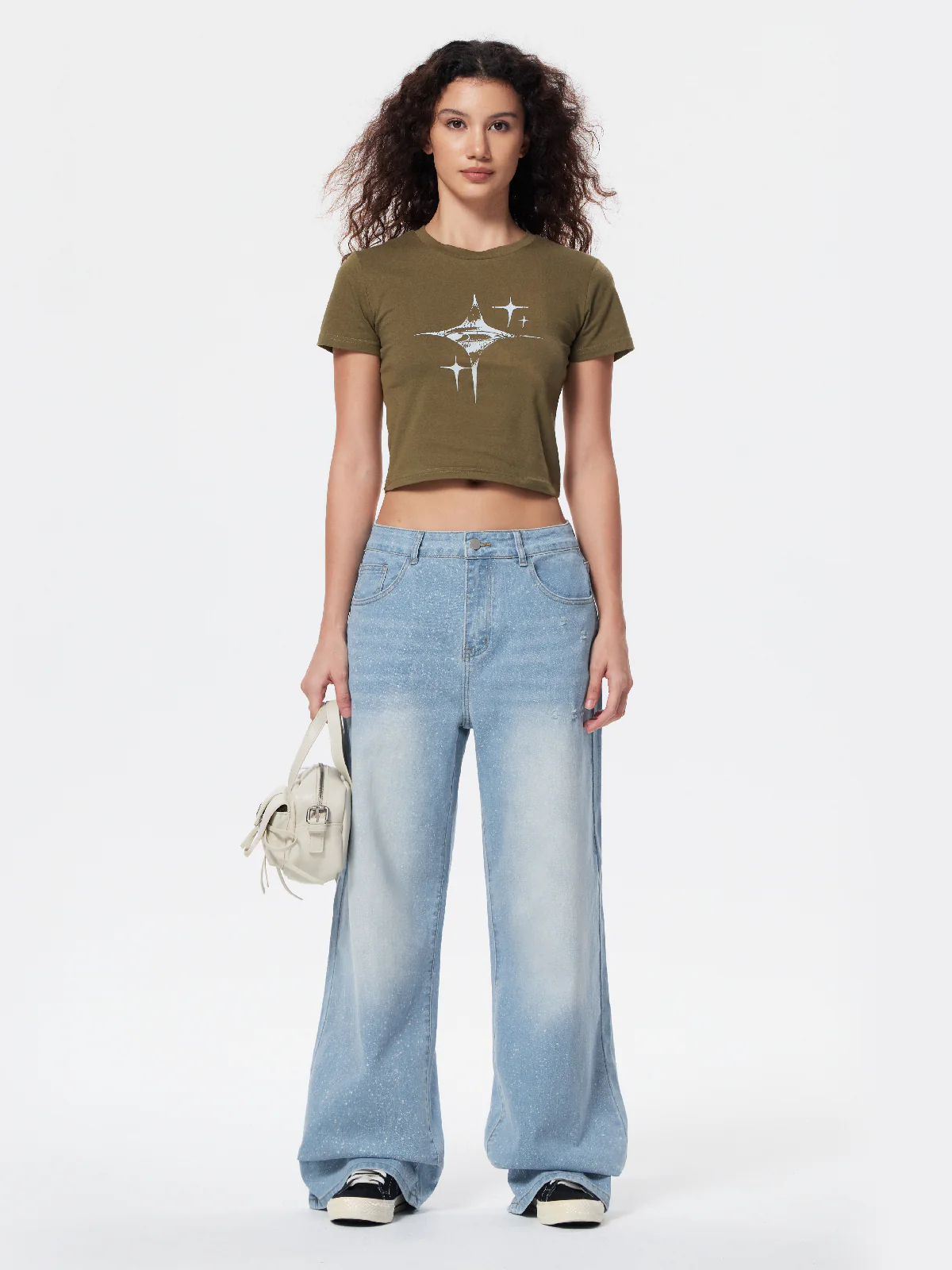 Mid-low Rise Baggy Boyfriend Jeans - Image 6