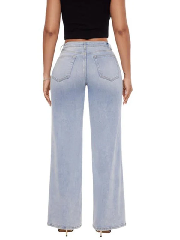 Mid-low Rise Baggy Boyfriend Jeans - Image 7