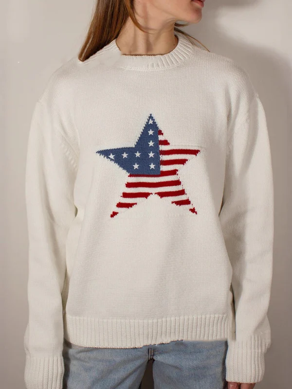 National Flag Pattern Sweater - Image 2