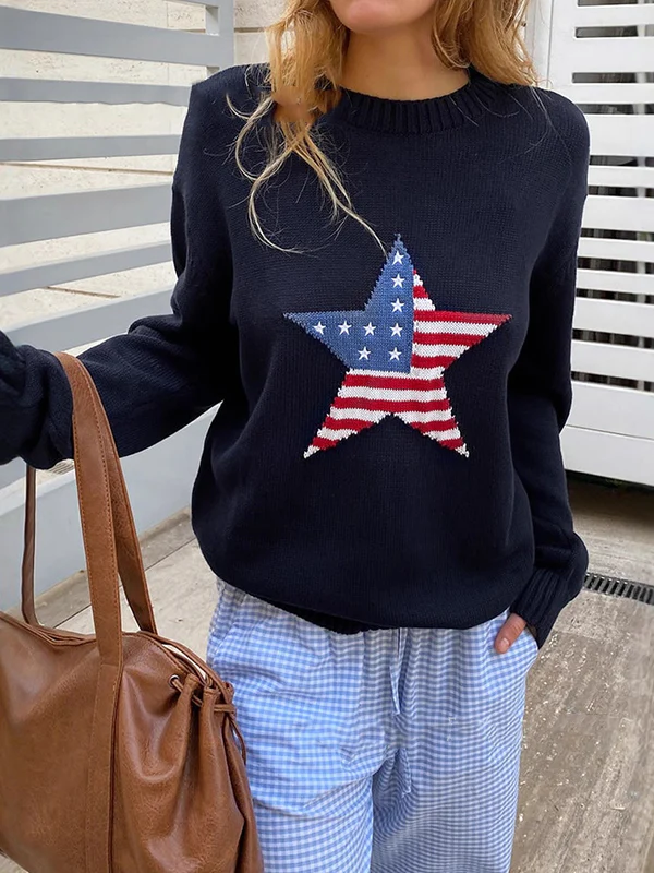 National Flag Pattern Sweater - Image 3