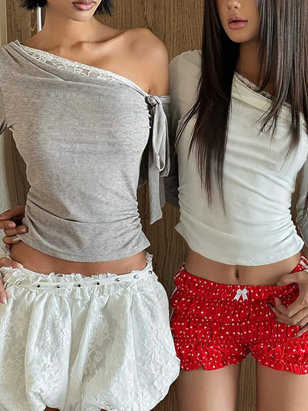 Off-The-Shoulder Long Sleeve