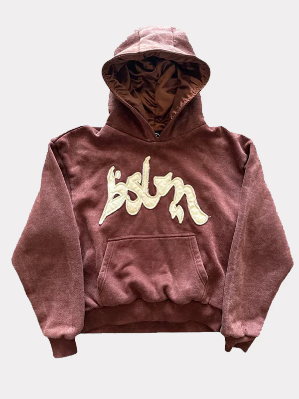 Patch Print Pocket Hoodie Sweatshirts - Image 6