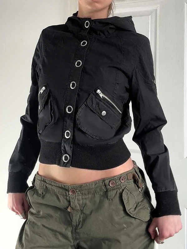 Personalised Workwear Style Stand-Up Collar Jacket - Image 2