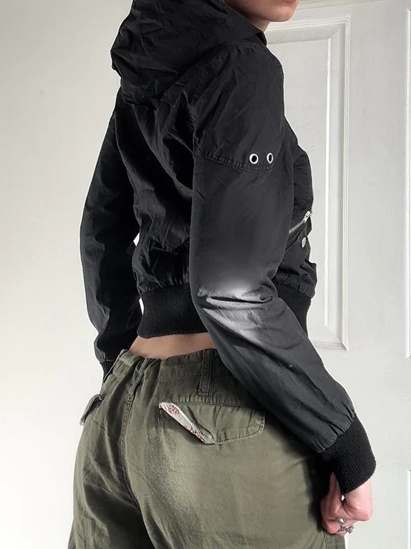 Personalised Workwear Style Stand-Up Collar Jacket - Image 3