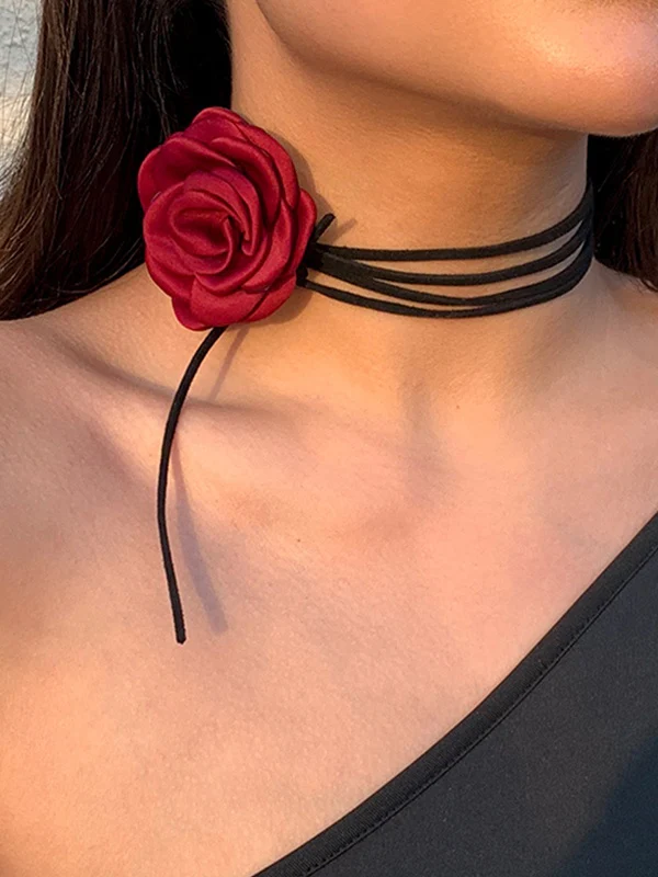 Personalized Handmade Rose Necklace - Image 12