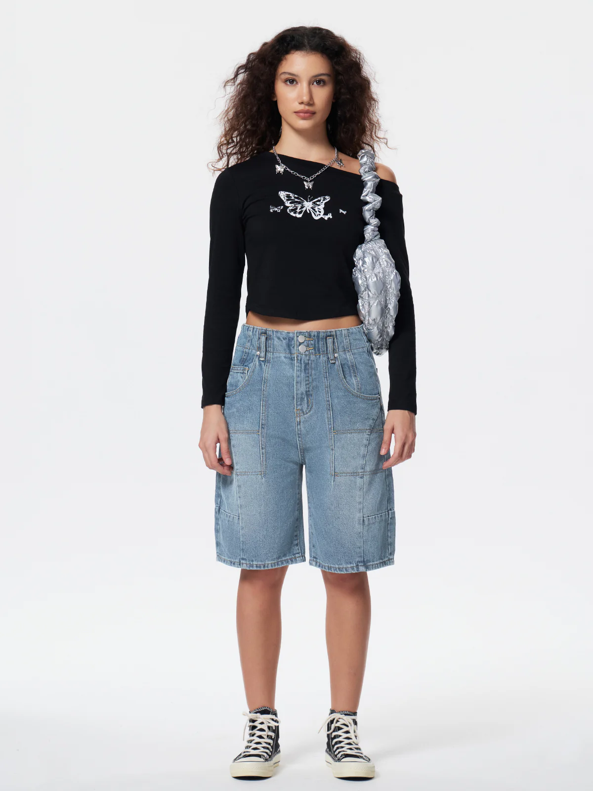 Personalized Pocket Denim Shorts - Image 11