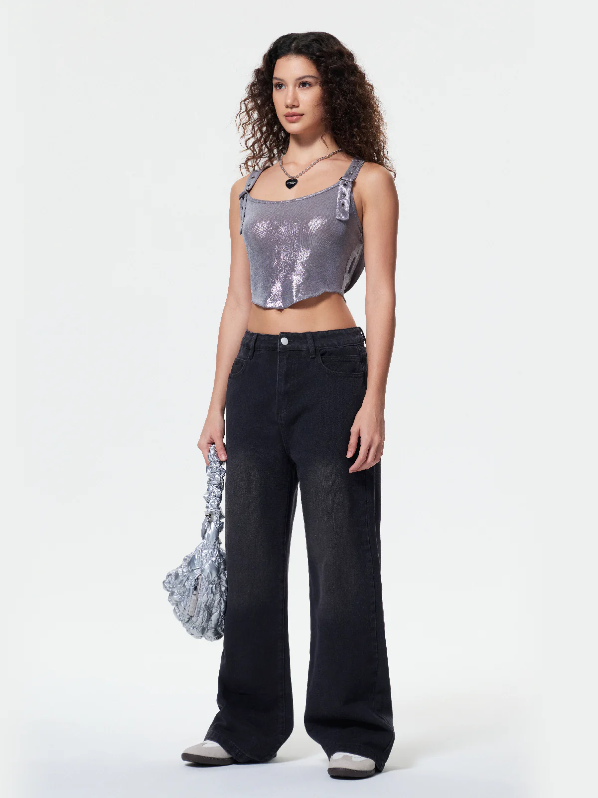 Pocket Design Blue Wash Boyfriend Jeans - Image 4