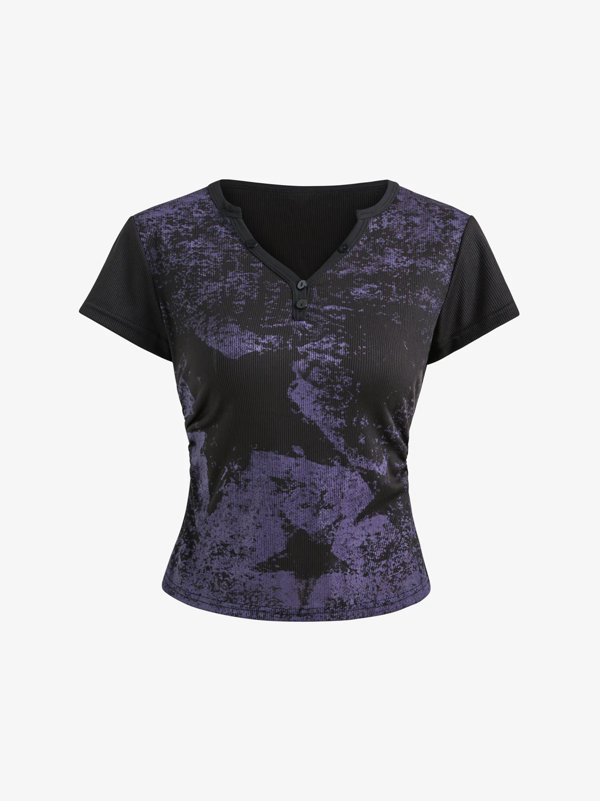 Punk Star Print Short Sleeve