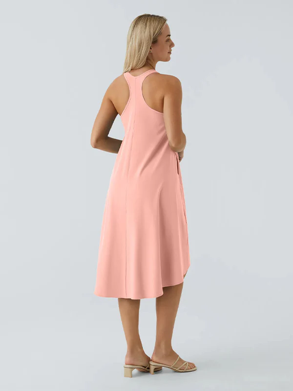 Racerback Side Pocket Quick Dry Casual Dress - Image 10