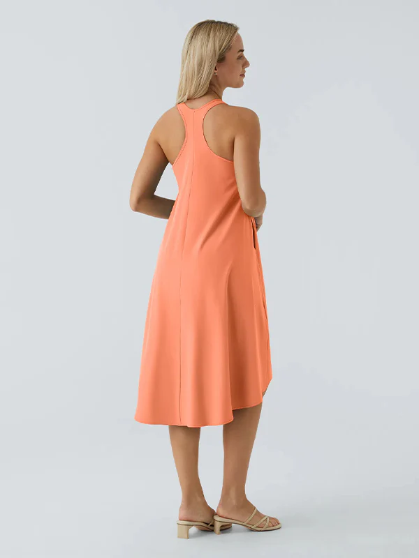 Racerback Side Pocket Quick Dry Casual Dress - Image 12