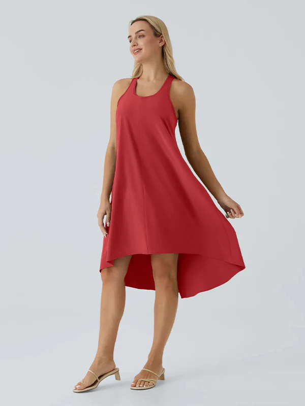 Racerback Side Pocket Quick Dry Casual Dress - Image 16