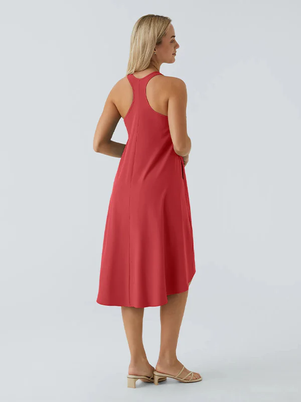 Racerback Side Pocket Quick Dry Casual Dress - Image 17