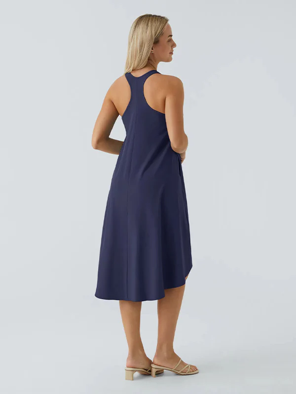 Racerback Side Pocket Quick Dry Casual Dress - Image 19
