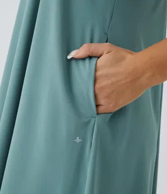 Racerback Side Pocket Quick Dry Casual Dress - Image 6