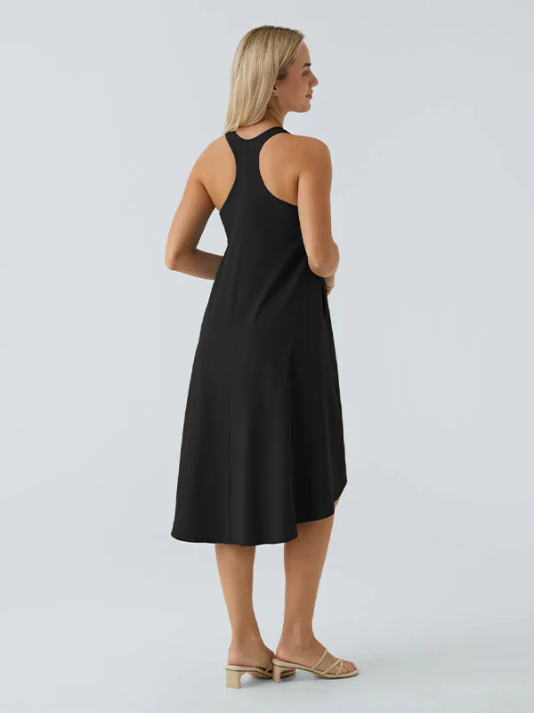 Racerback Side Pocket Quick Dry Casual Dress - Image 7