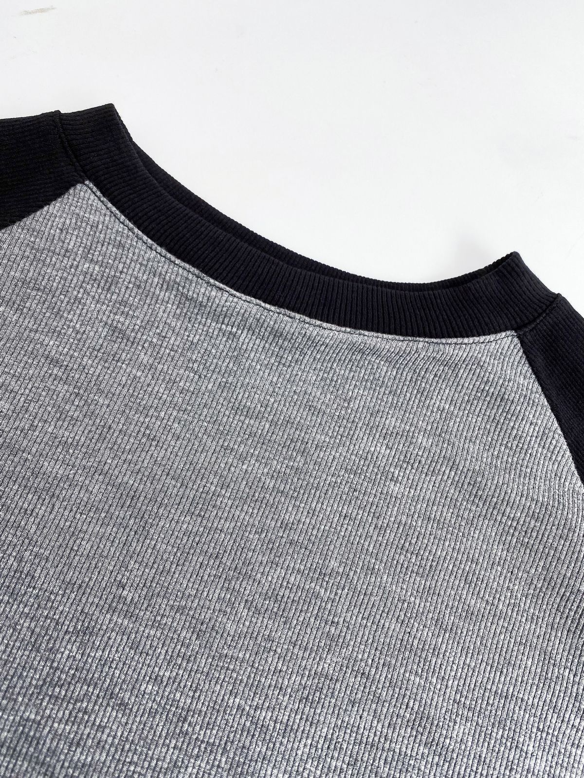 Raglan Sleeve Rib Crop Top - Image 18