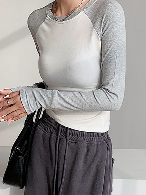 Raglan Sleeve Rib Crop Top - Image 7
