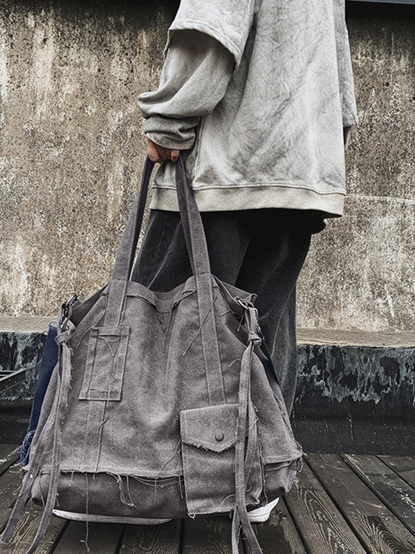 Raw Edge Large Crossbody Bag - Image 22