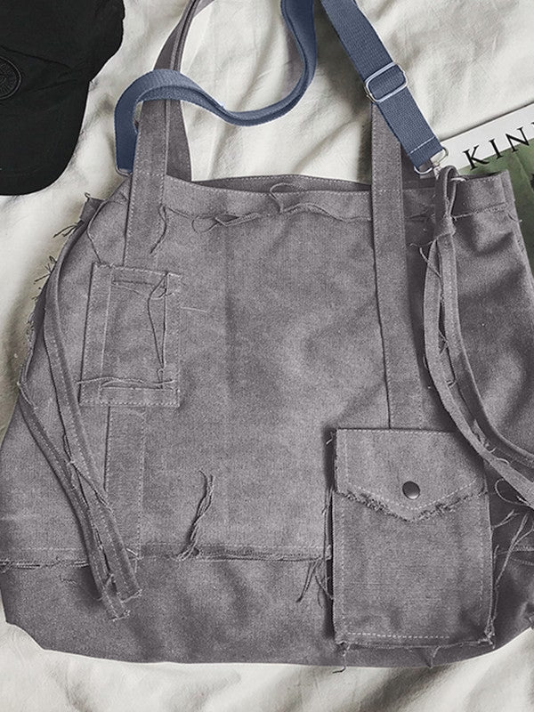 Raw Edge Large Crossbody Bag - Image 24
