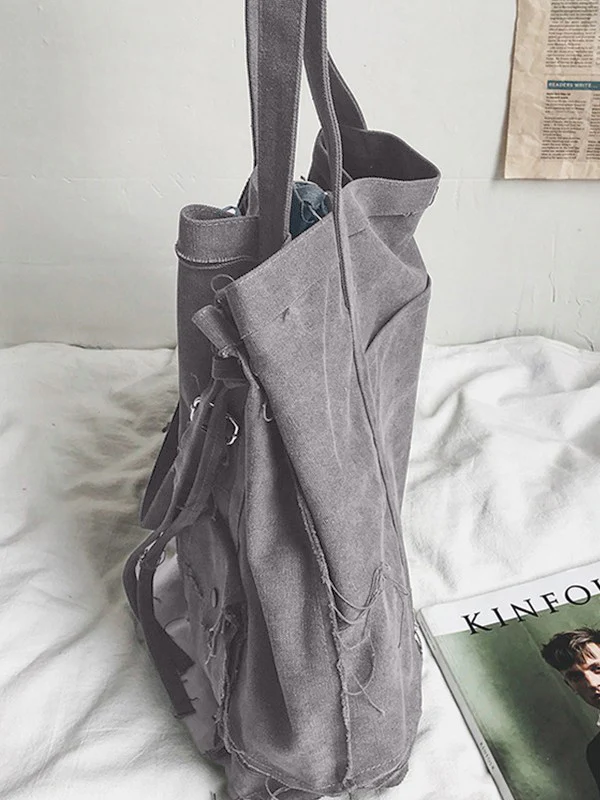 Raw Edge Large Crossbody Bag - Image 9