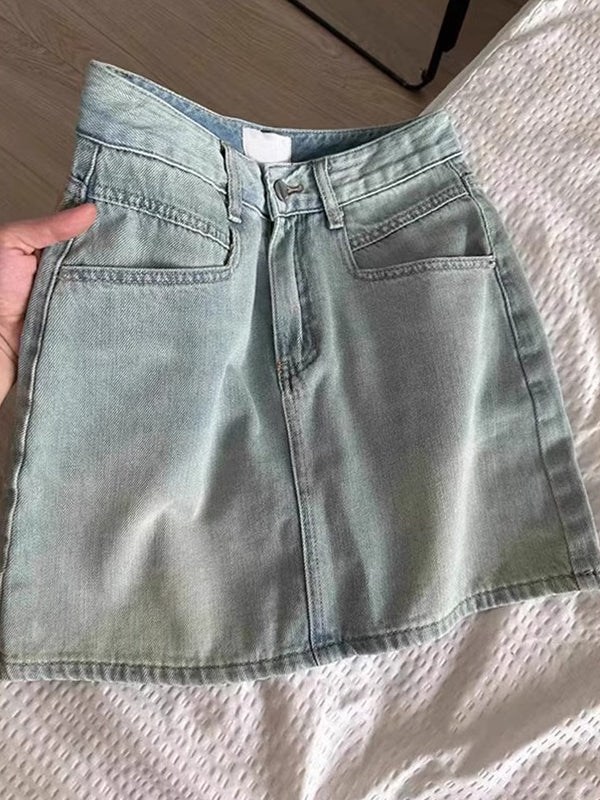 Retro American Mini Skirt - Image 5