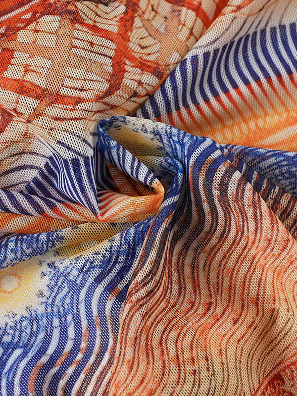 Retro Floral Print Long Sleeve - Image 3