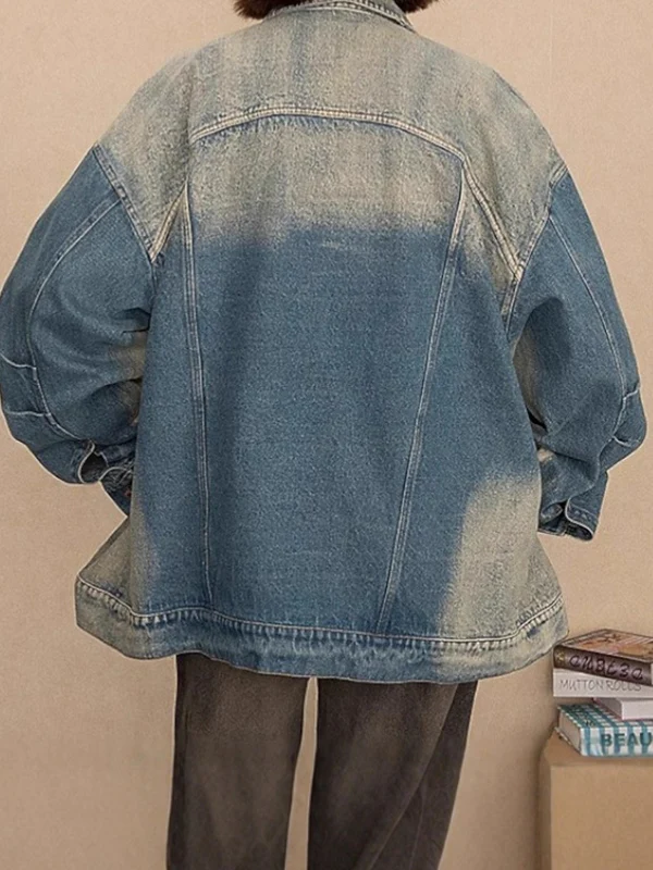Retro Heavy Industry Washed Jacket - Image 4