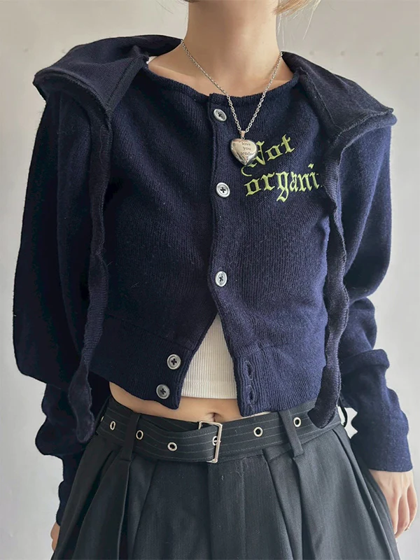 Retro-Inspired Knitwear Jacket - Image 2