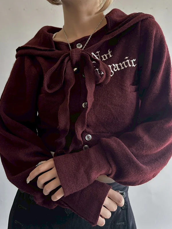 Retro-Inspired Knitwear Jacket - Image 4