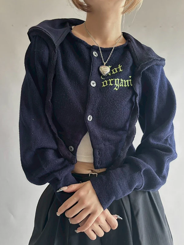 Retro-Inspired Knitwear Jacket - Image 6