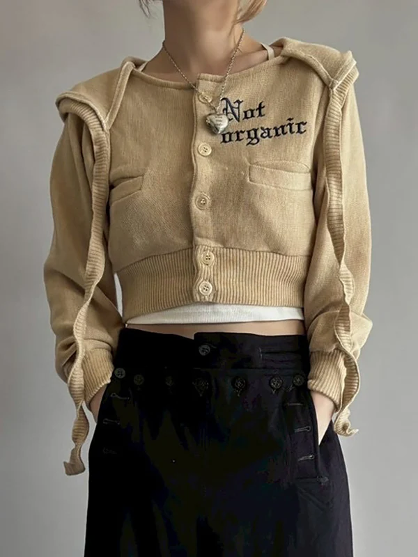 Retro-Inspired Knitwear Jacket - Image 7