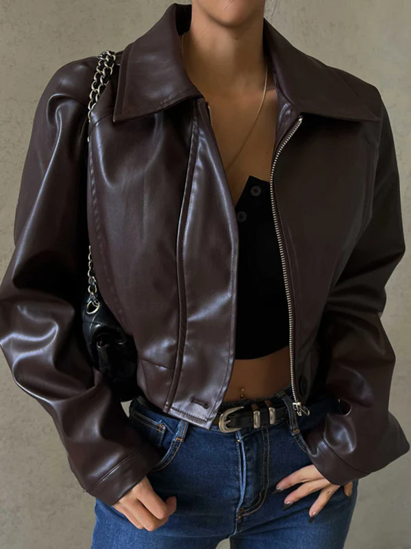 Retro-Inspired Lapel Jacket - Image 3