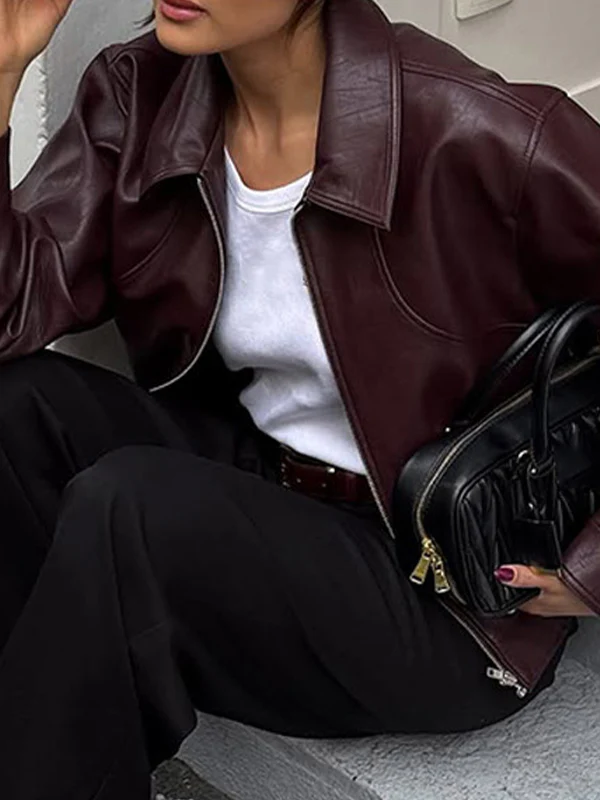 Retro-Inspired Lapel Jacket - Image 3
