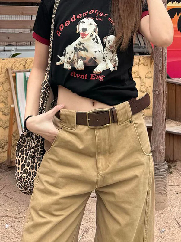 Retro Loose Boyfriend Jeans - Image 5