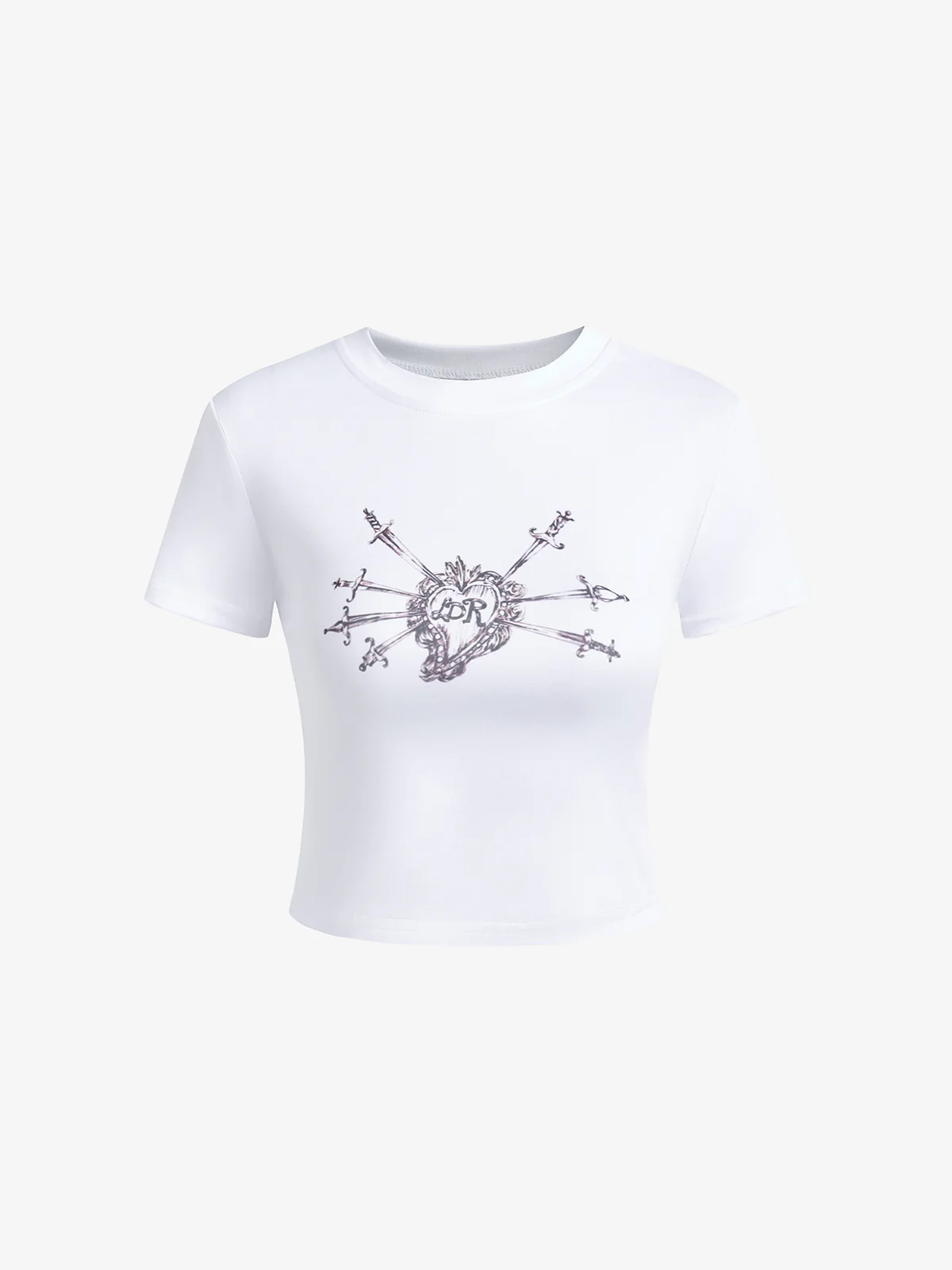 Retro Print Short Sleeve Tee - Image 5