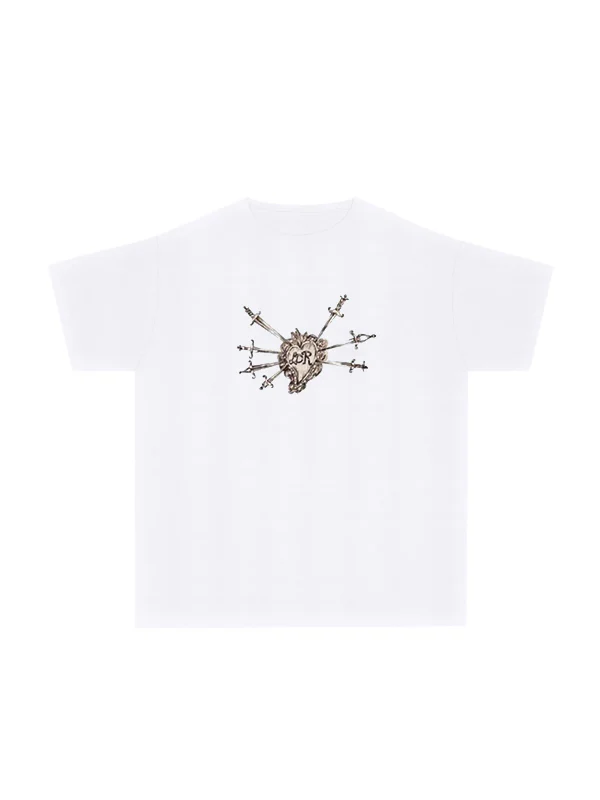 Retro Print Short Sleeve Tee - Image 8