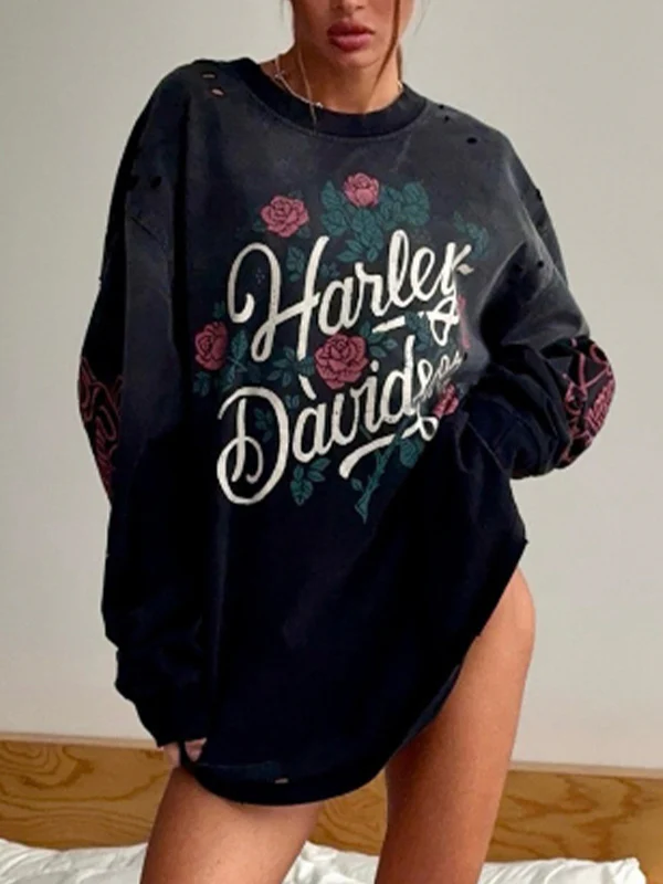 Retro-Printed Top Long Sleeve - Image 2