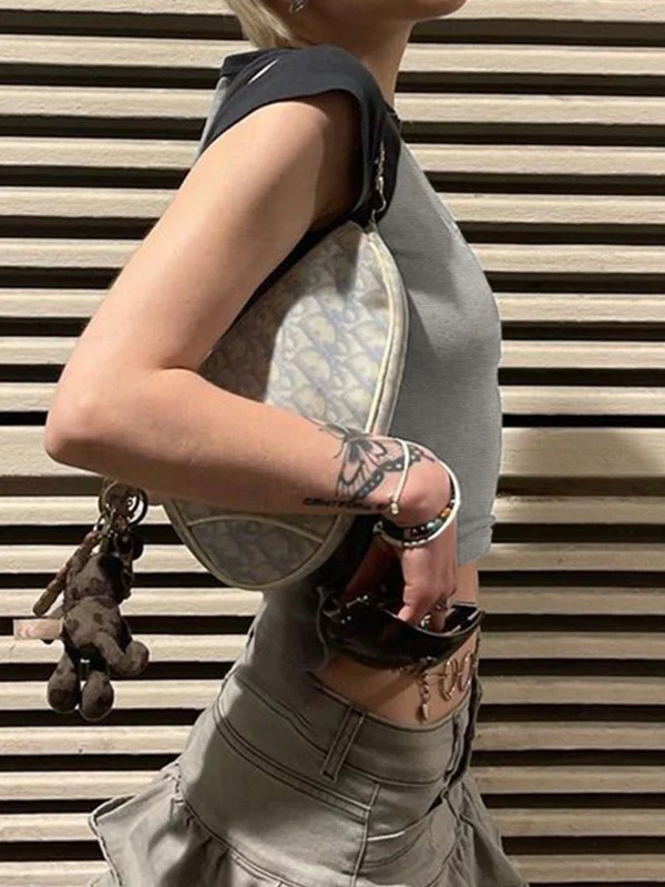 Retro Star Raglan Sleeve Cropped Top - Image 7