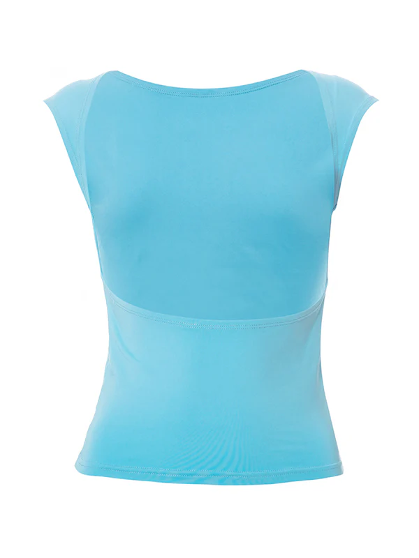 Reversible Cutout Short Sleeve Tee - Image 7