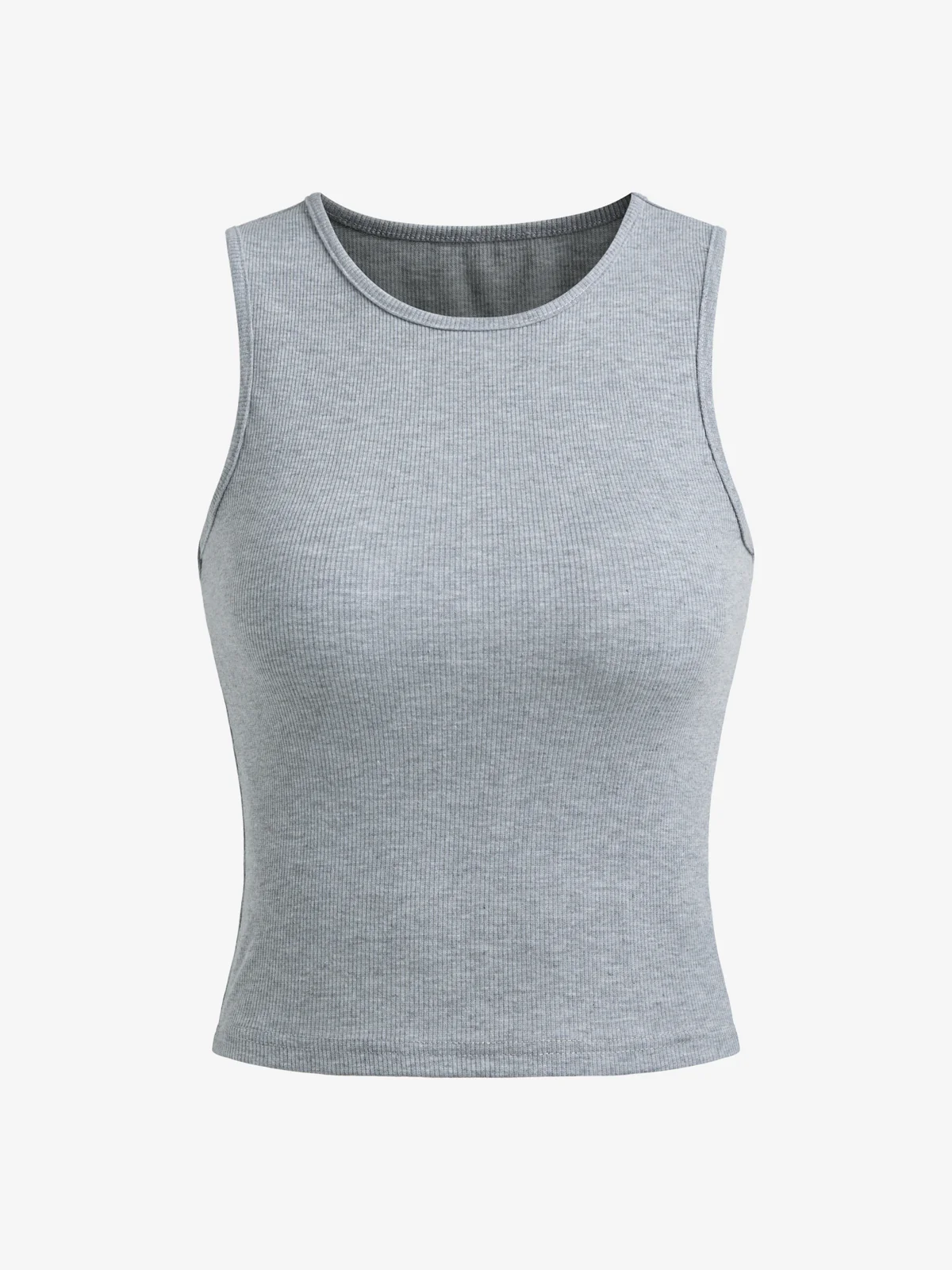 Ribbed Cropped Tank Top - Image 4