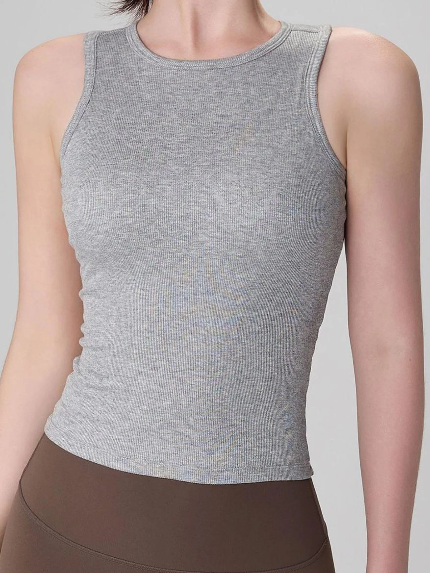 Ribbed Cropped Tank Top - Image 6
