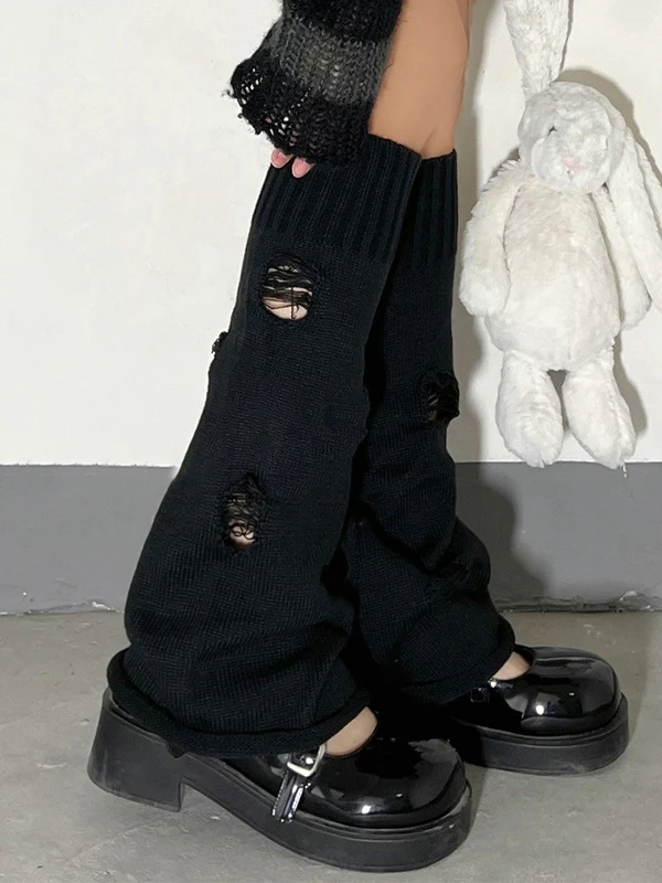 Ripped Flare Leg Warmer - Image 5