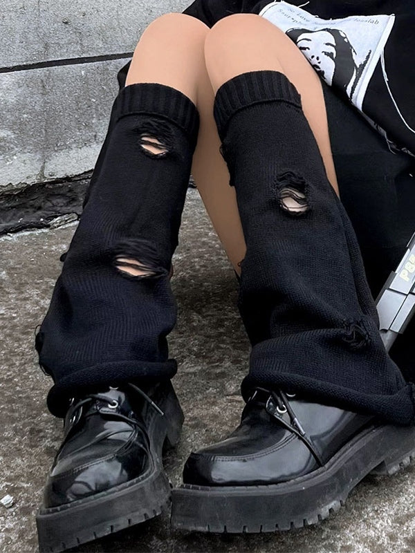 Ripped Flare Leg Warmer - Image 8