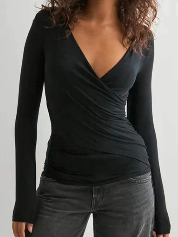 Ruffled Basic Long Sleeve - Image 2