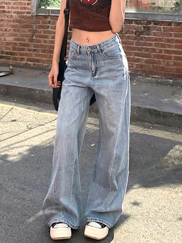 Side Seam Design Boyfriend Jeans - Image 2