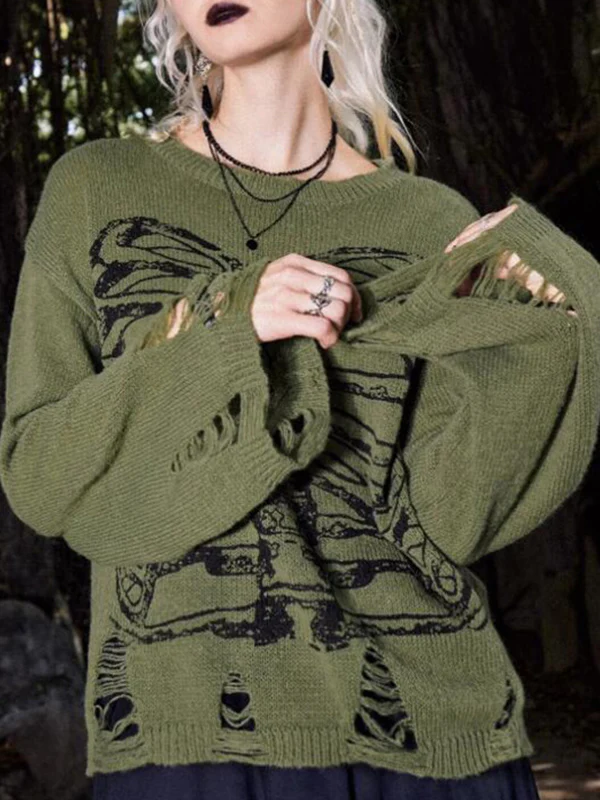 Skeletal Individuality Trend Long Sleeve - Image 2
