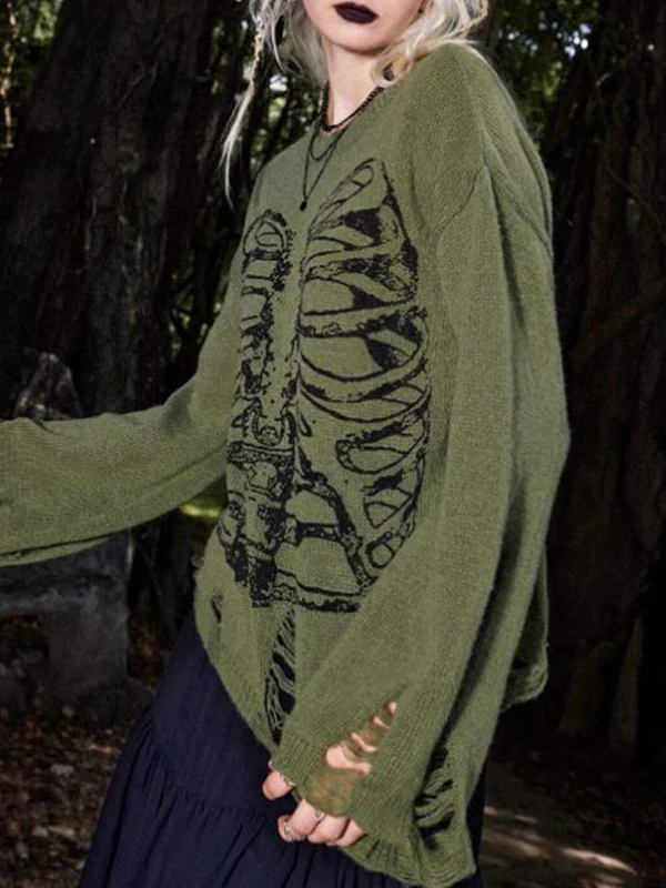Skeletal Individuality Trend Long Sleeve - Image 3