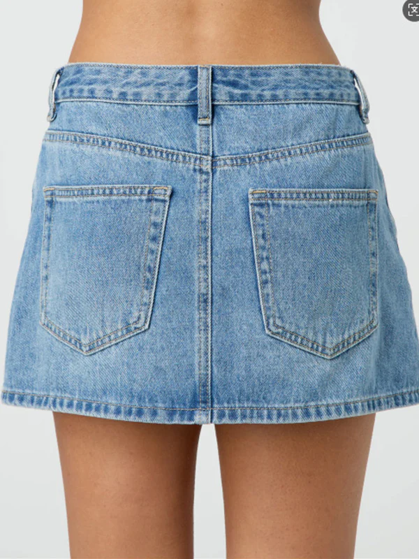 Slim Casual Stretch Mini Skirt - Image 4