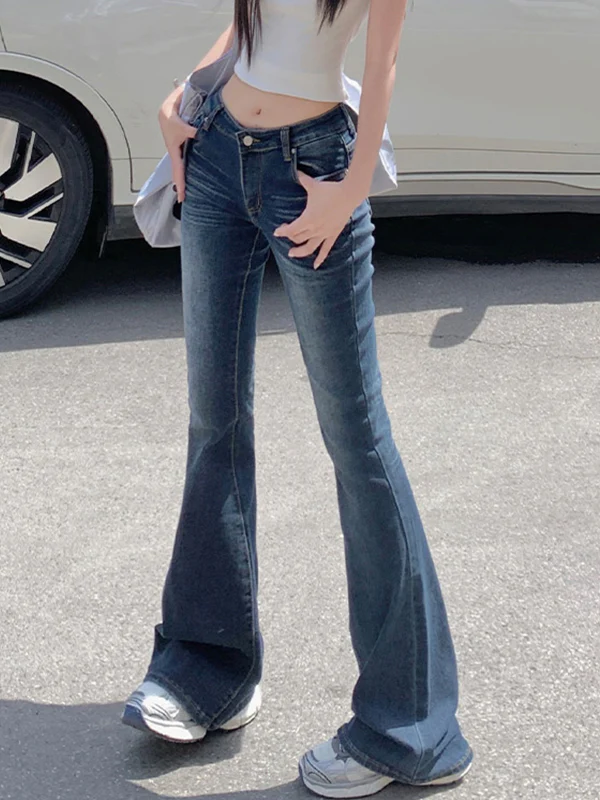 Slim Stretch Flare Jeans - Image 5